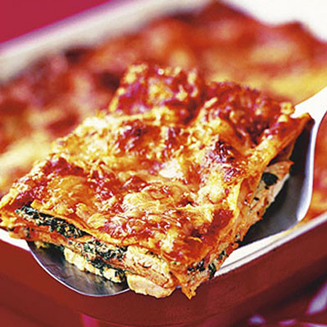 Chicken Lasagne with Pesto, Spinach and Ricotta