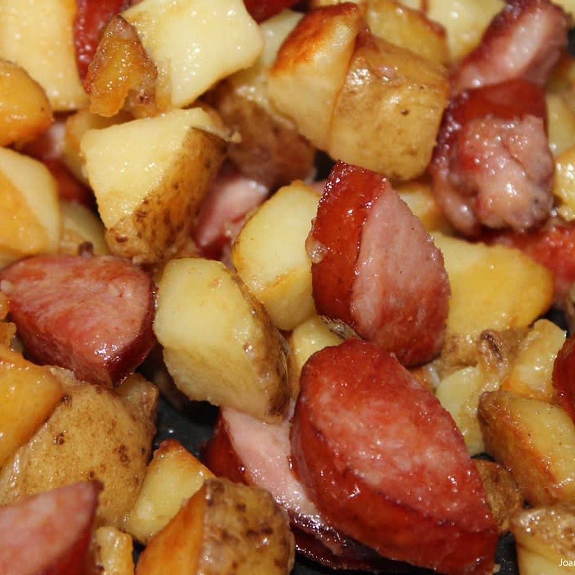 Fried Potatoes & Sausage