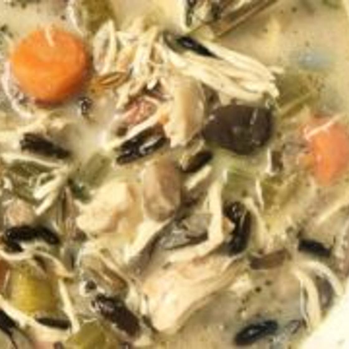 Instant Pot Chicken and Wild Rice Soup [Gluten and Dairy Free]