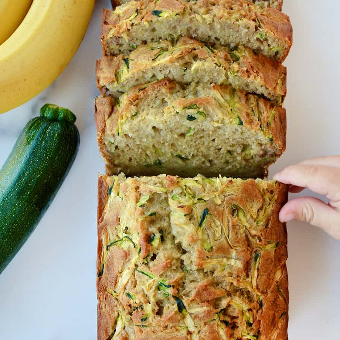 Zucchini Banana Bread