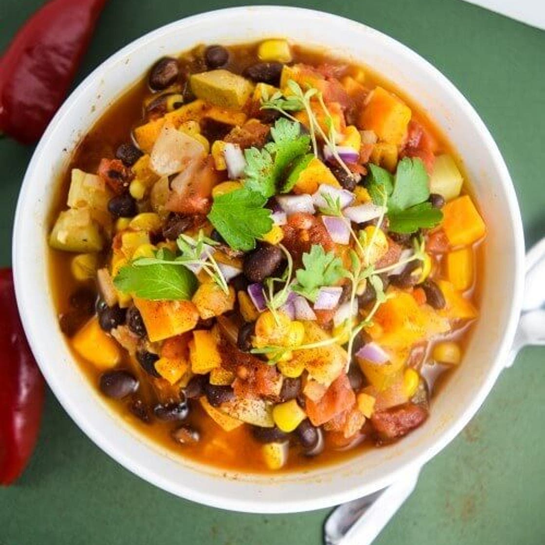 Sweet Potato Tortilla Soup