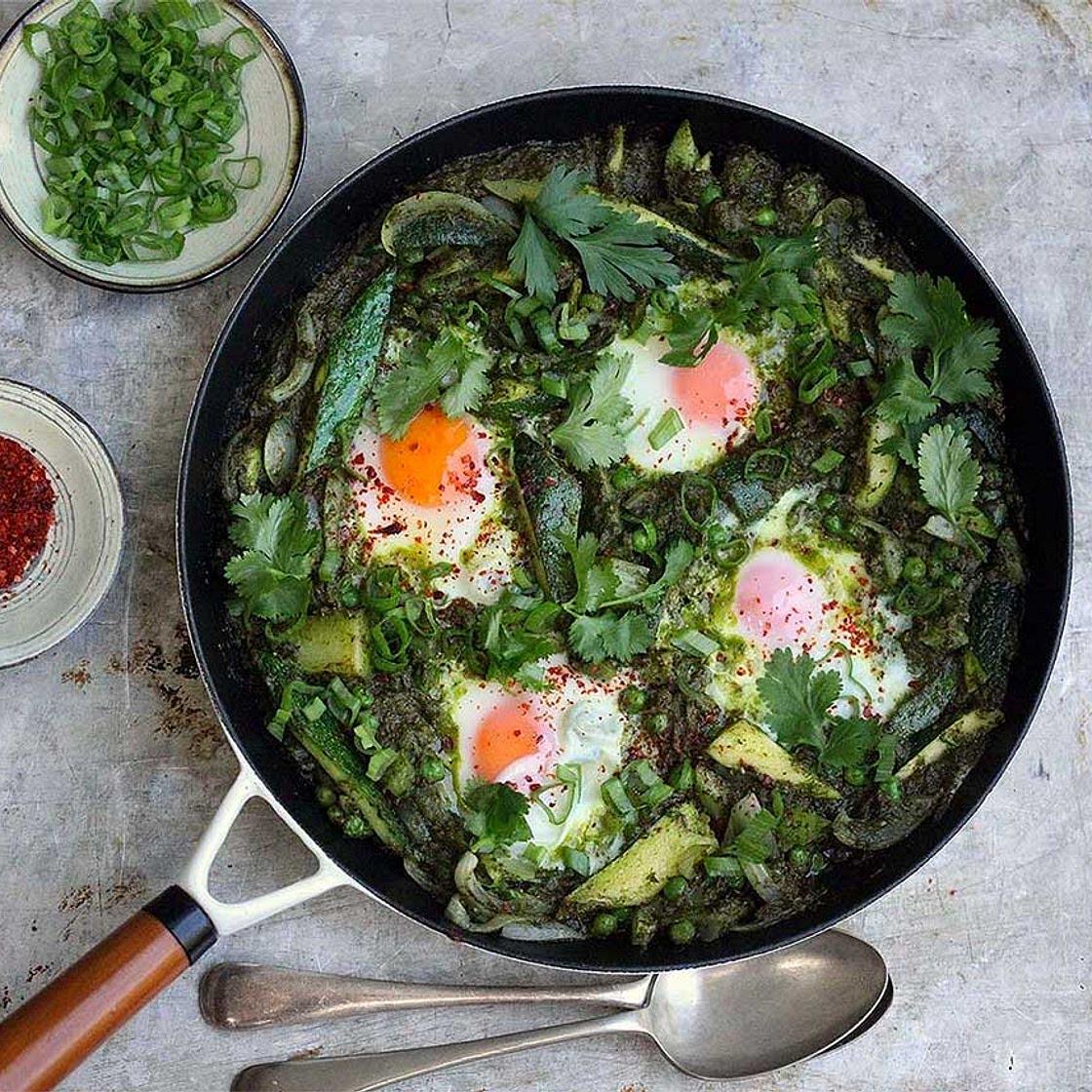 Green Shakshuka - amelia freer