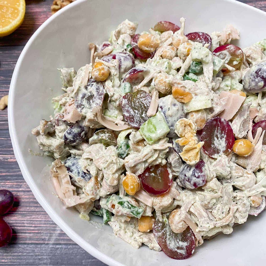 Vegan Chicken Salad [GF + Oil Free]