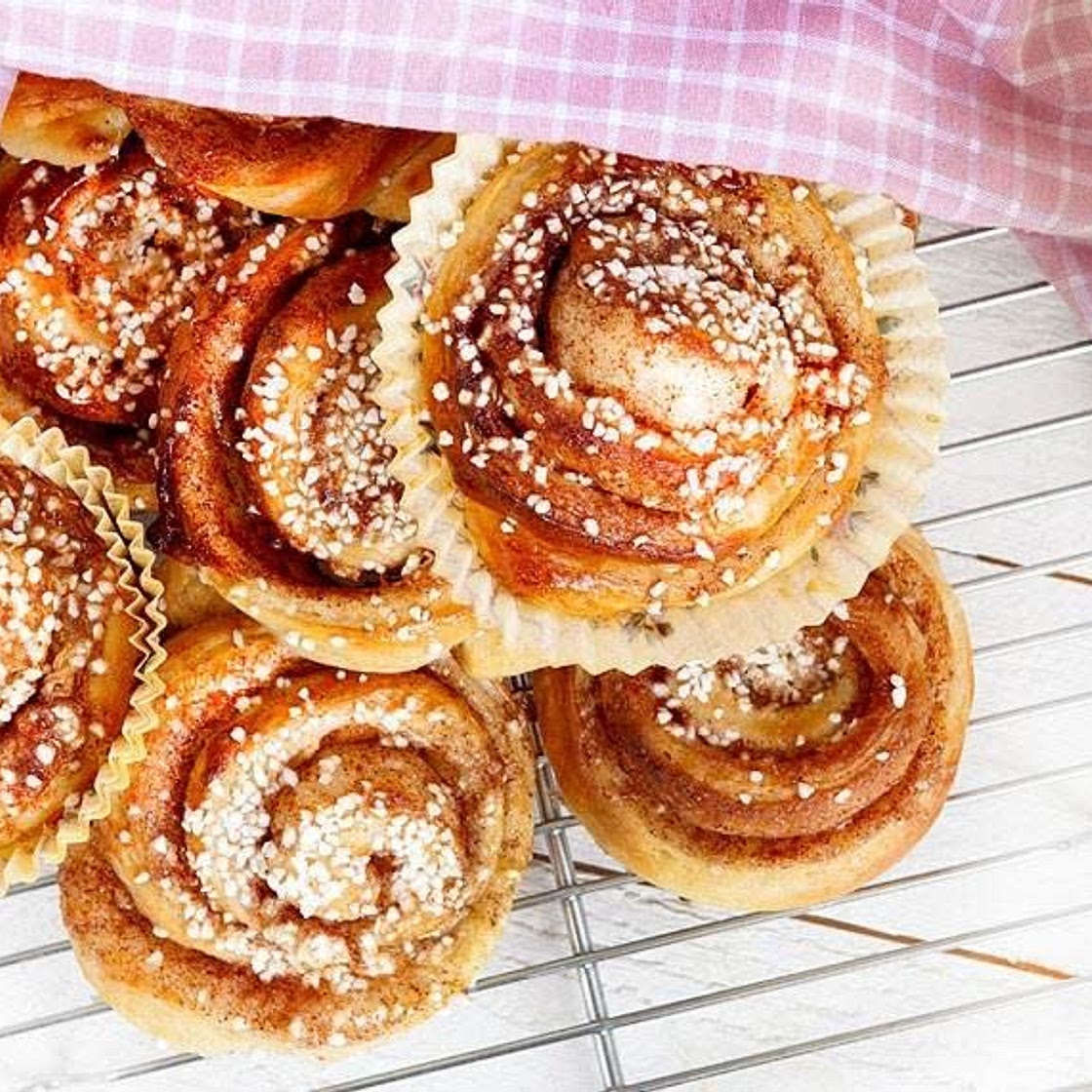 Vegan cinnamon buns (Veganska kanelbullar)