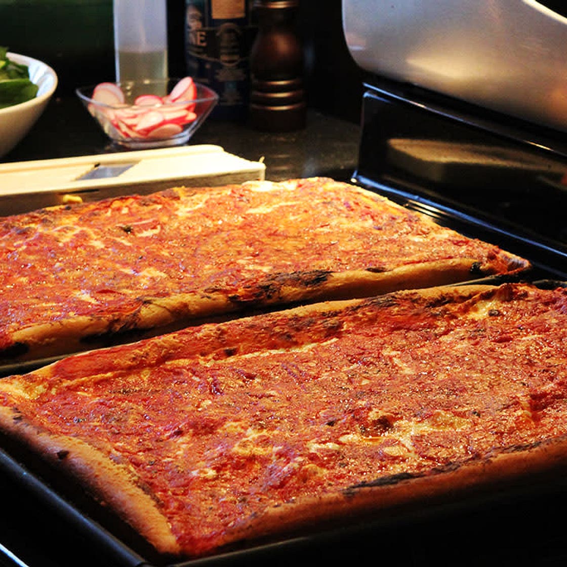 L&B Spumoni Gardens' Notoriously Delicious Square Slice Deconstructed - ANIMAL