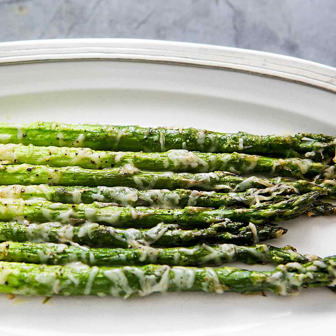 Baked Asparagus with Parmesan