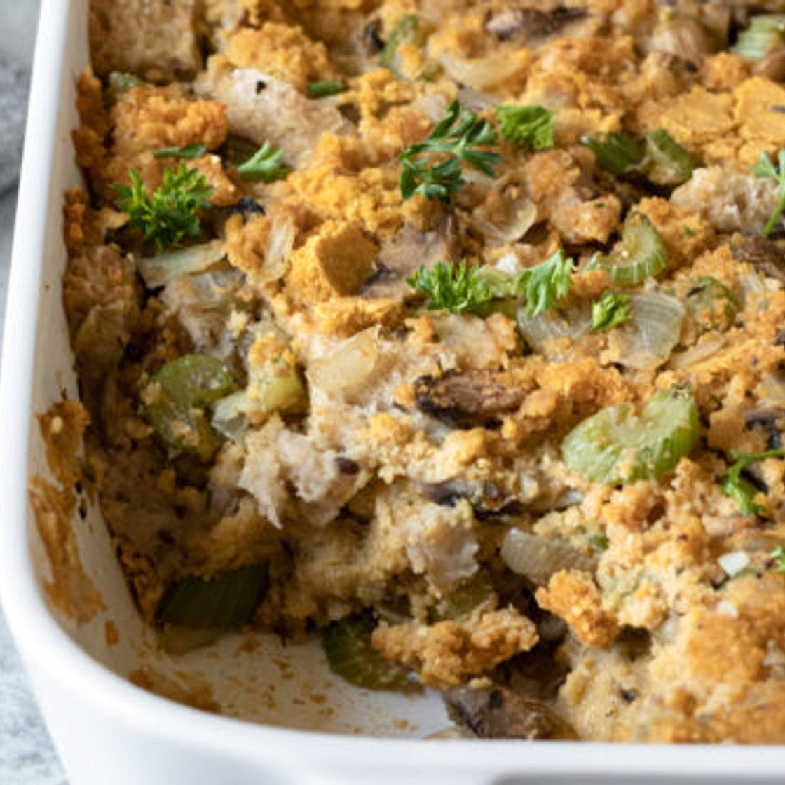 Vegan Cornbread Dressing