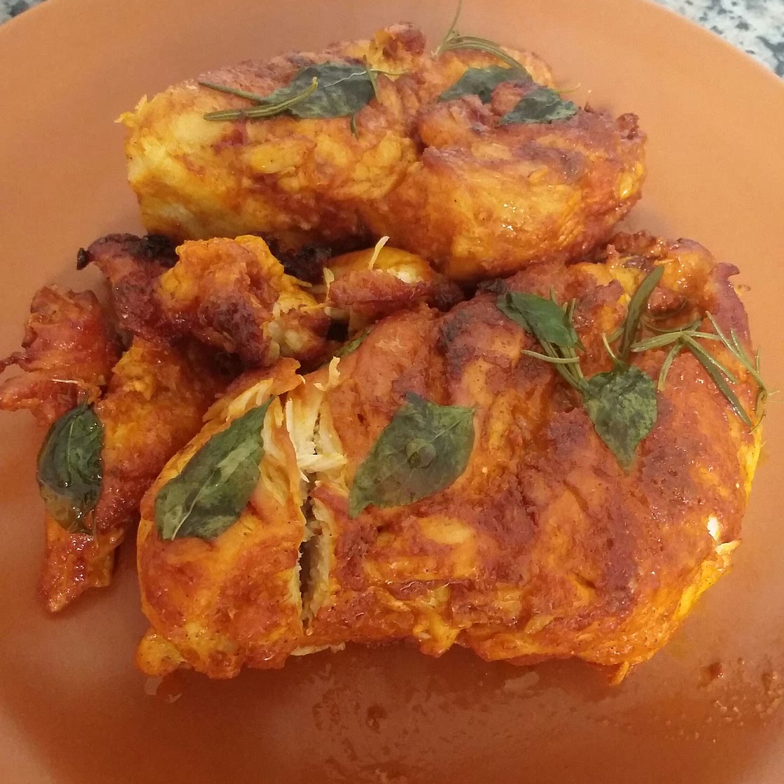 Frango assado na panela de pressão