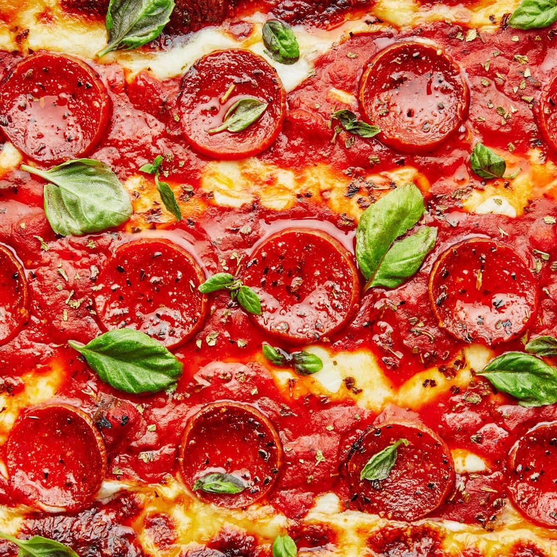 Detroit-Style Pepperoni Pizza
