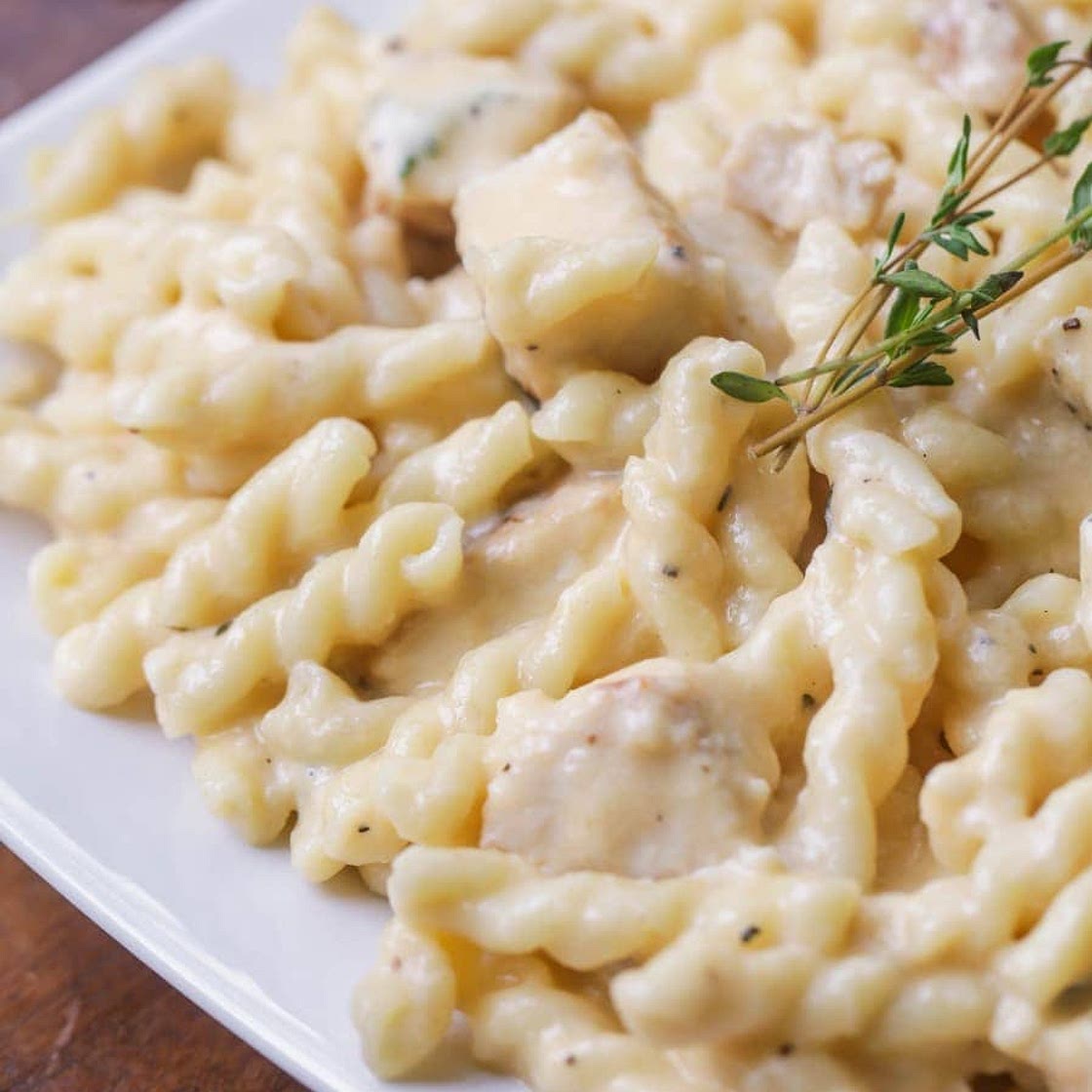 Triple Cheddar Chicken and Pasta Recipe