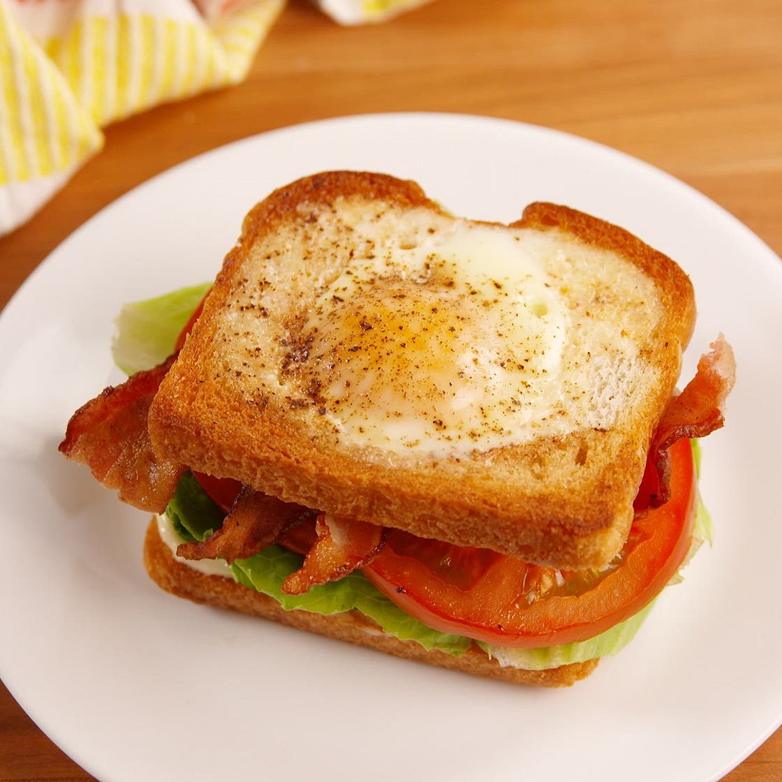 Pesto Egg-In-A-Hole
