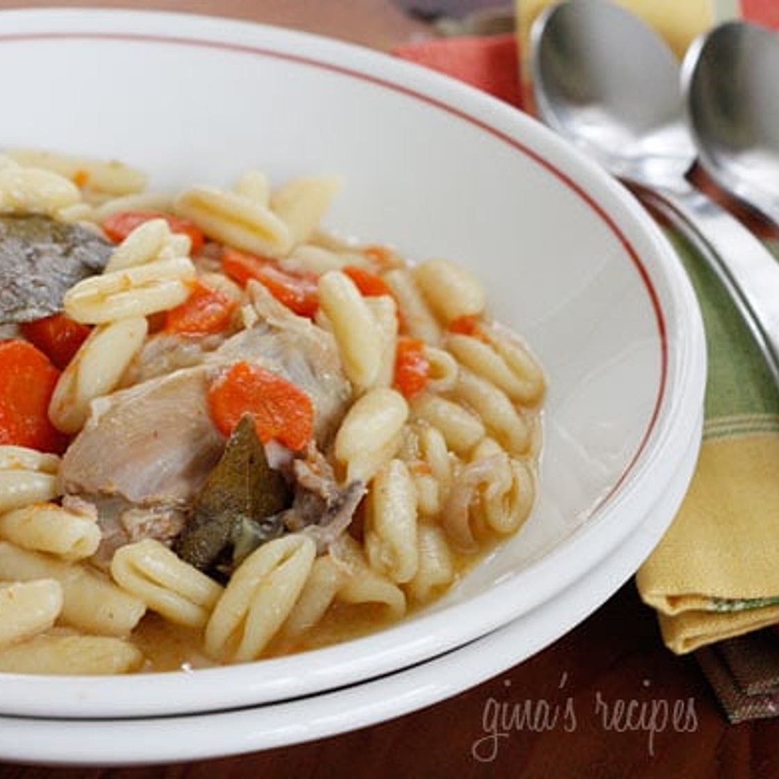 Chicken and Cavatelli Soup