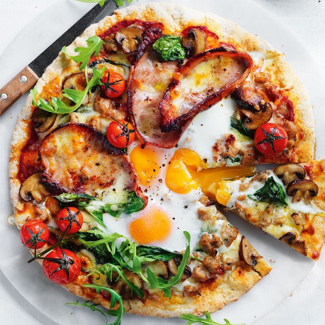 Big breakfast pizza recipe