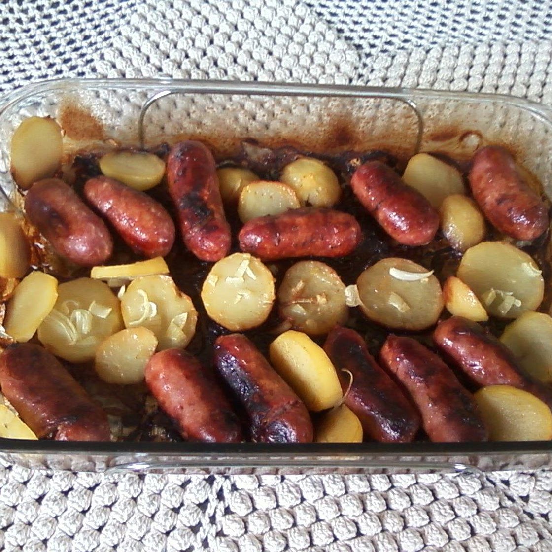 Linguiça assada
