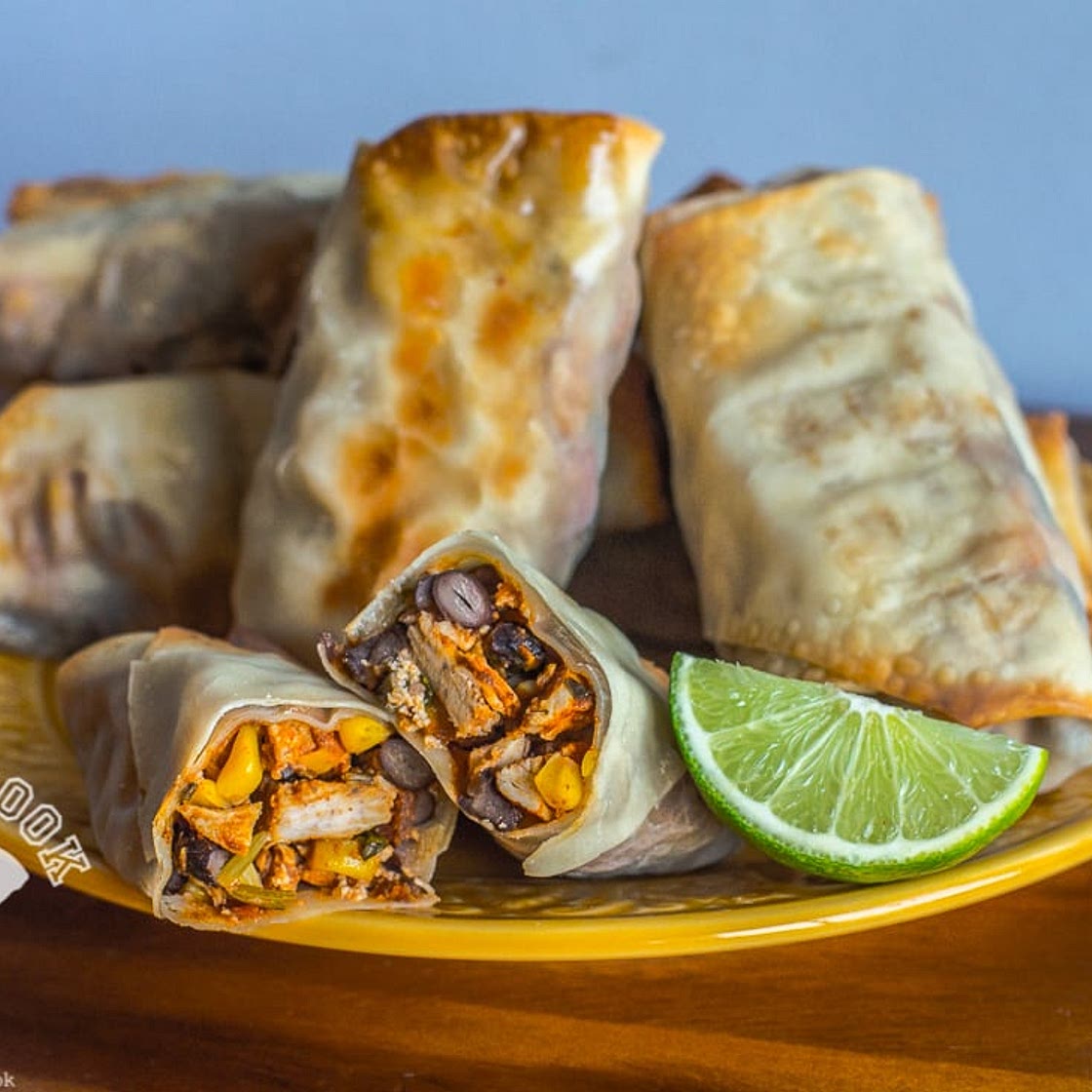 Baked Tex-Mex Egg Rolls