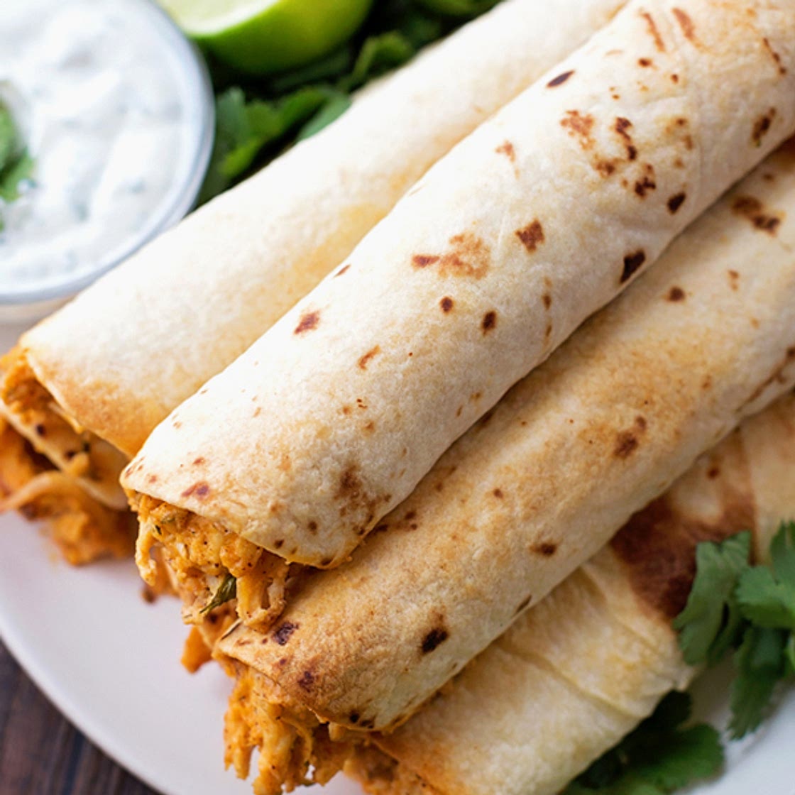 Oven Baked Chicken Taquitos Recipe