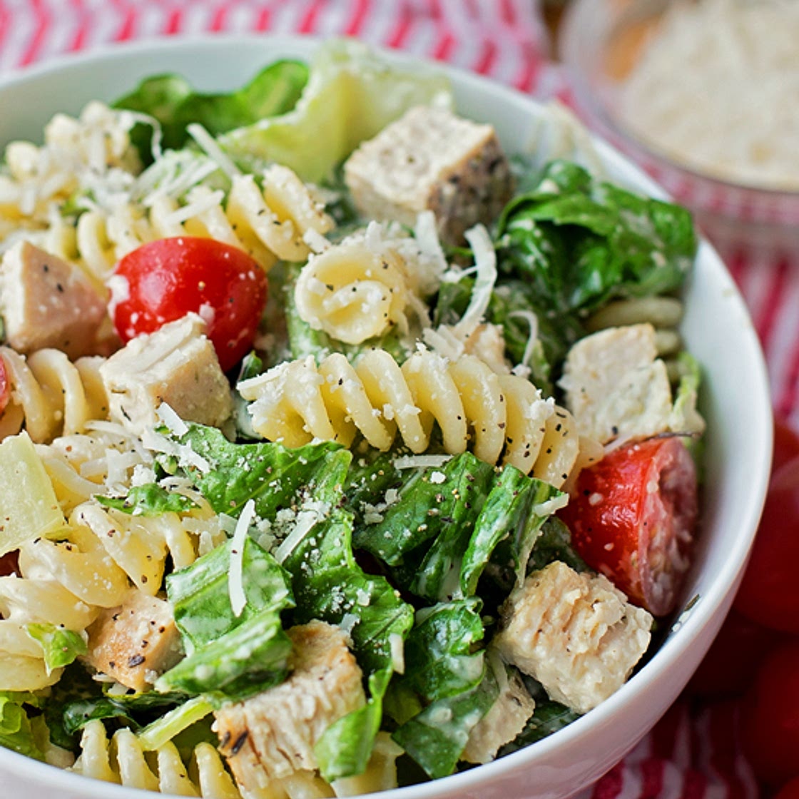 Chicken Caesar Pasta Salad Recipe