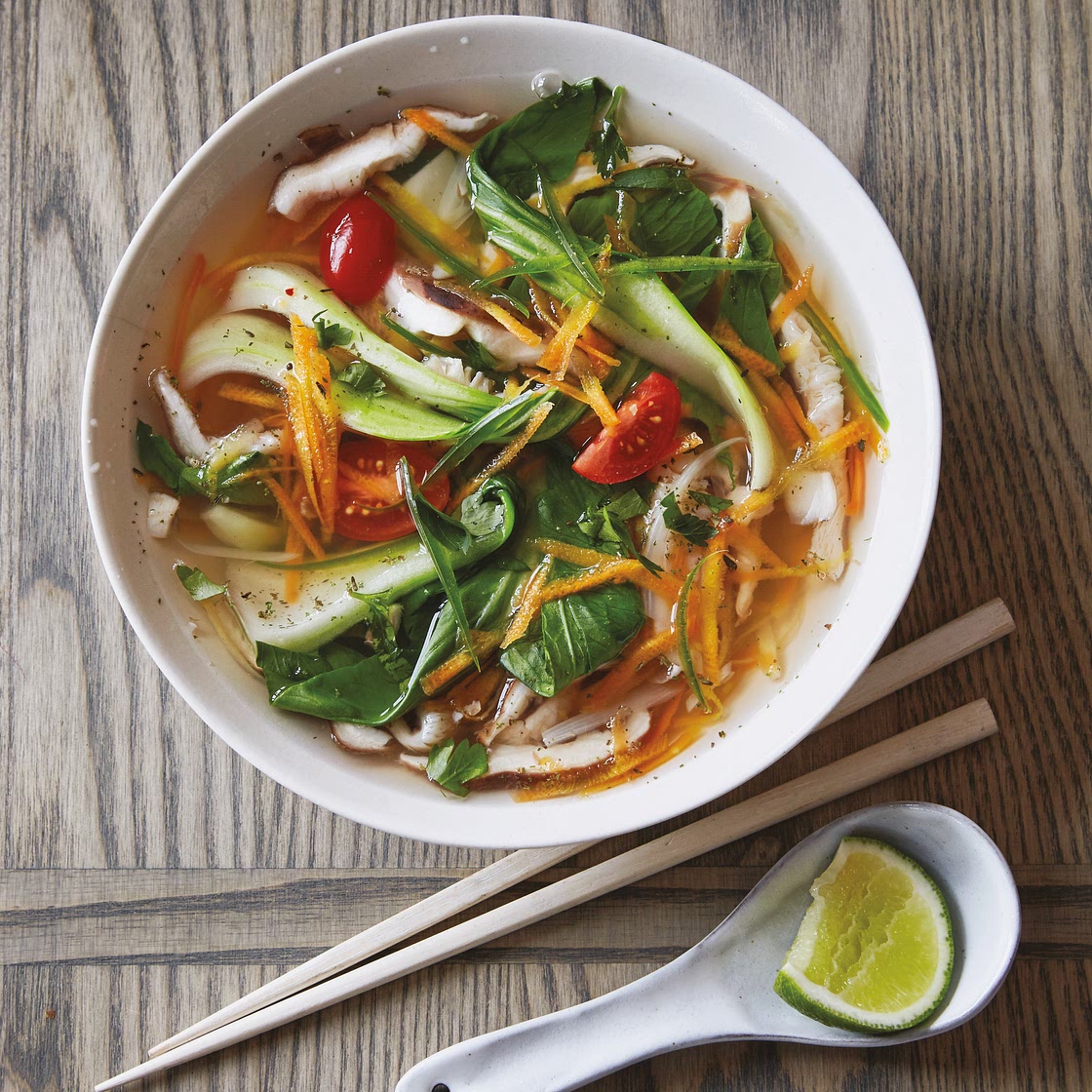 Spicy Ginger Vegetable Soup