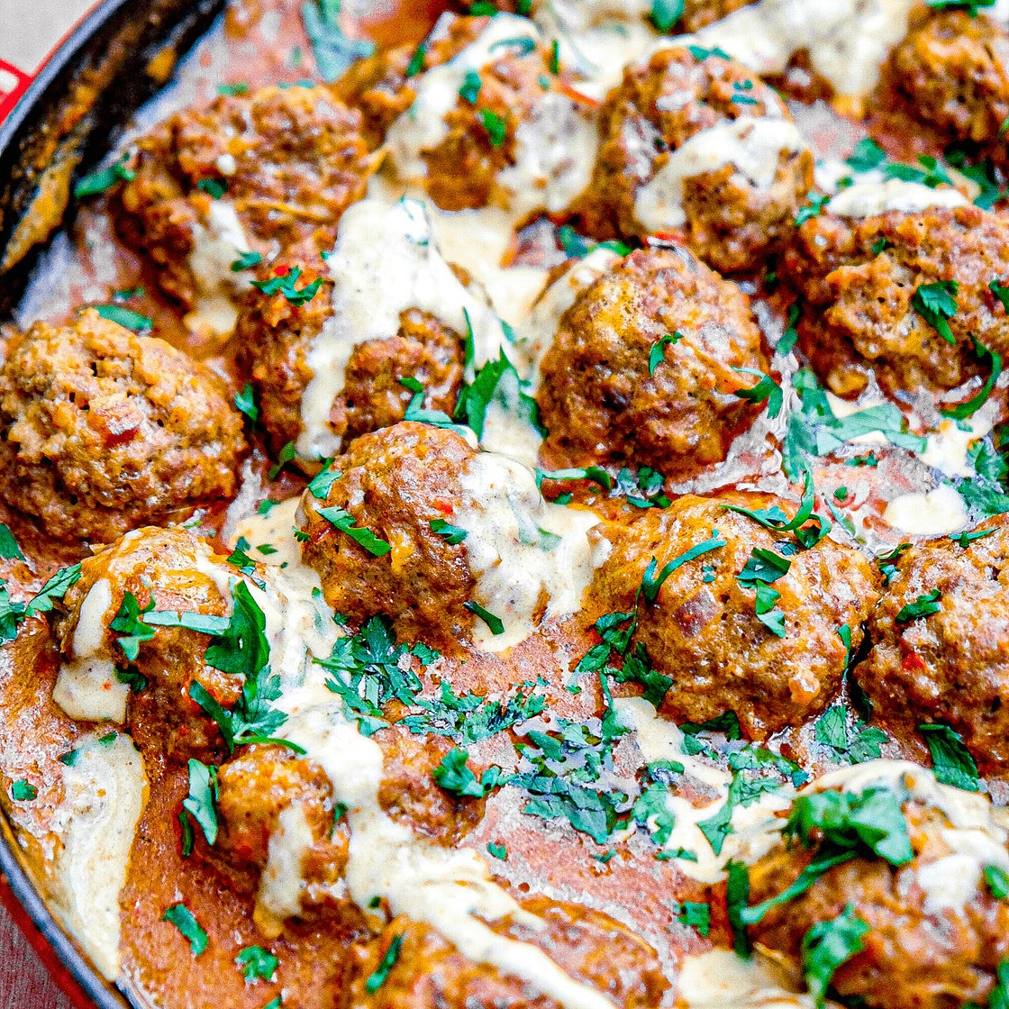 Creamy Coconut Curry Meatballs