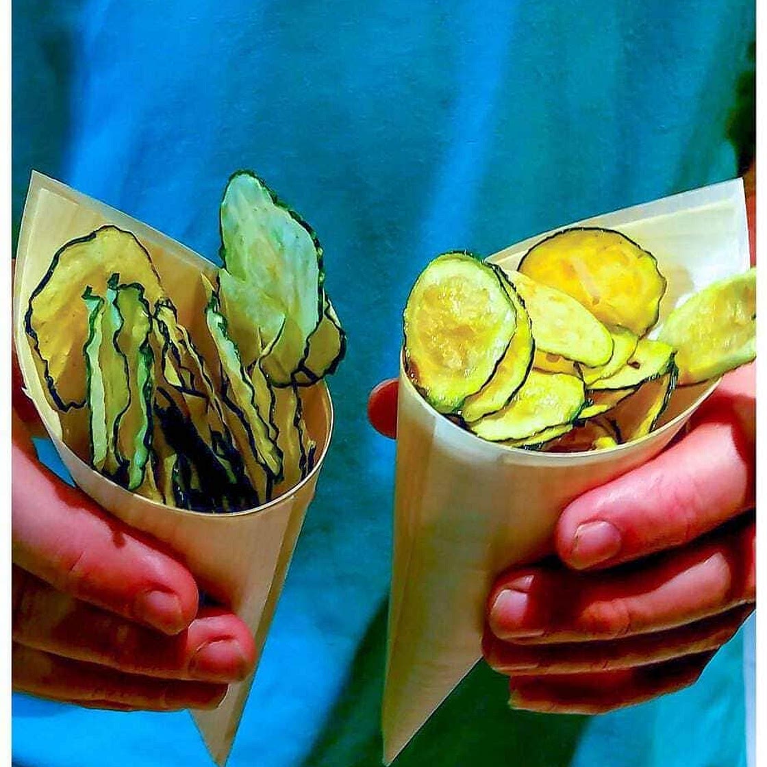 Keto Salt and Vinegar Chips