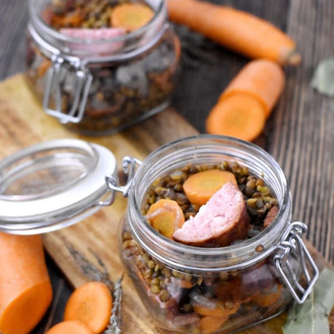 Saucisse lentille