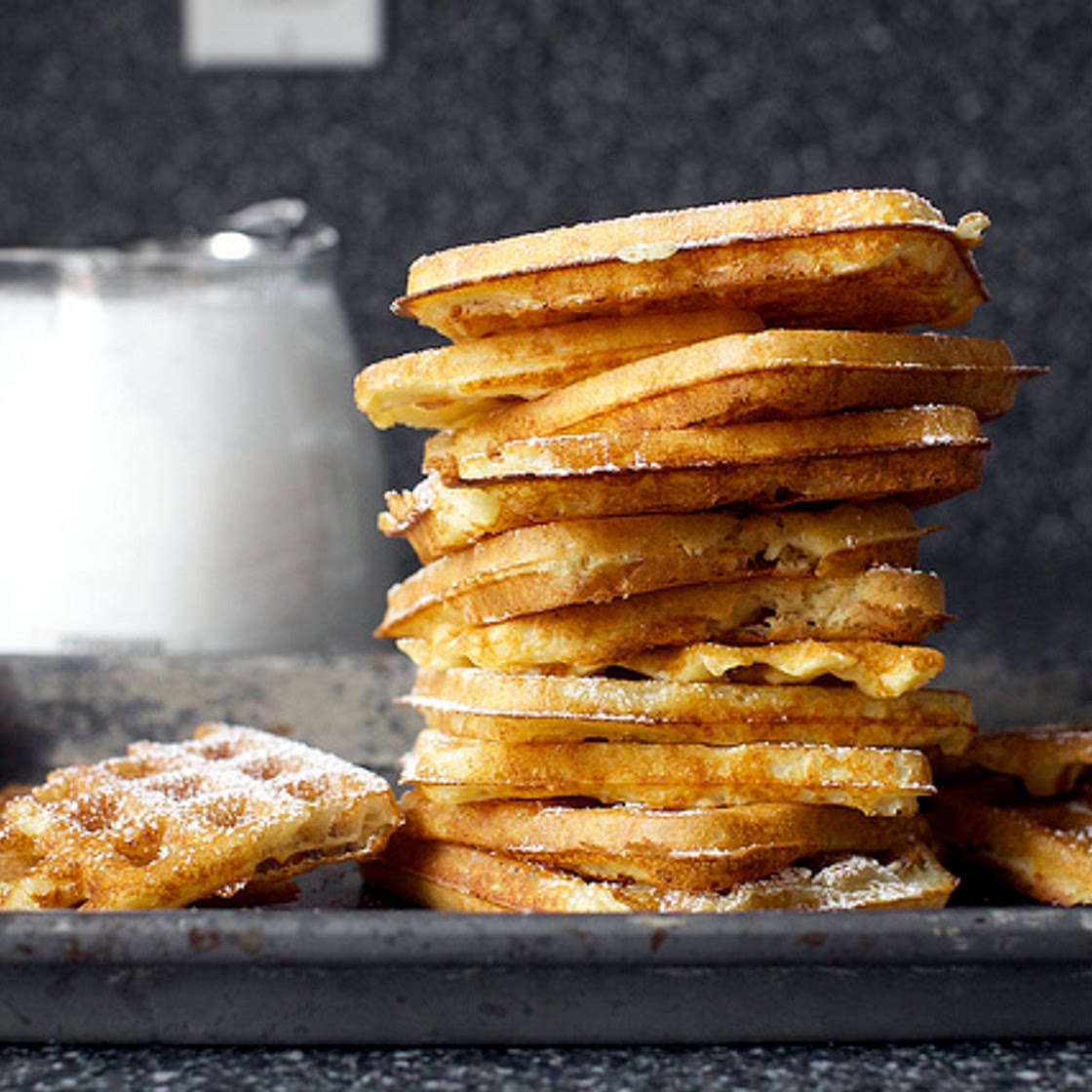 essential raised waffles