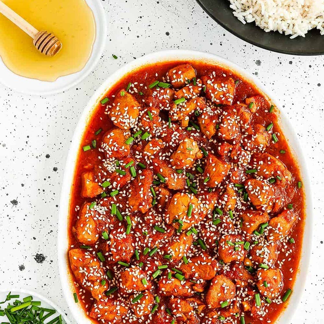 Instant Pot Korean Kimchi Chicken