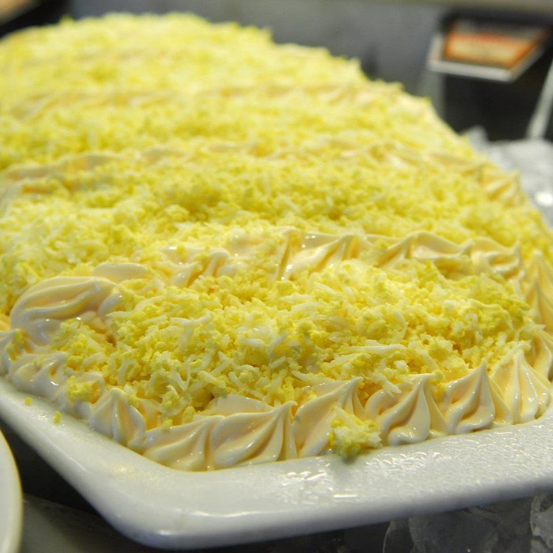 Salada de ovos com maionese