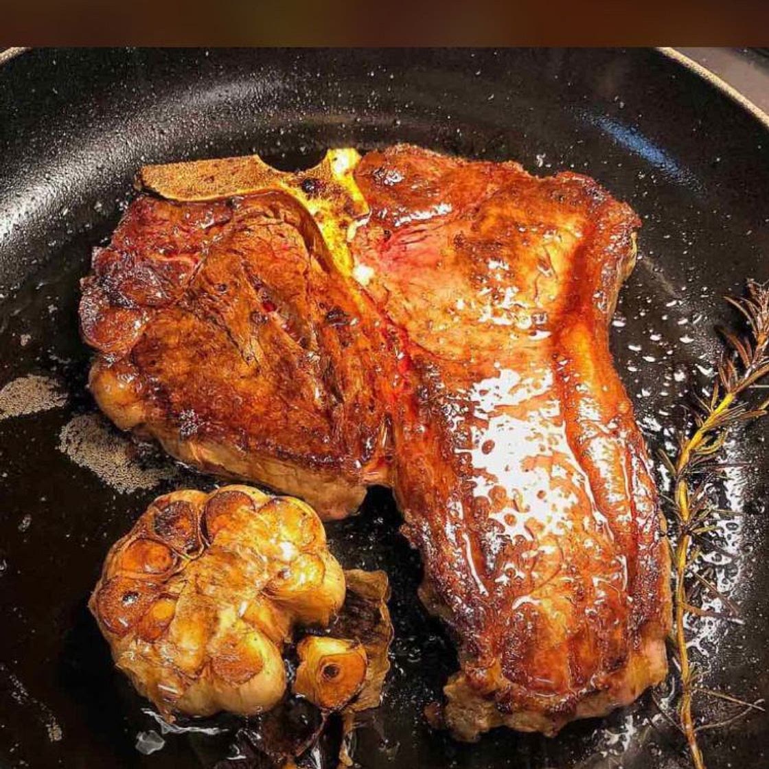T-bone steak