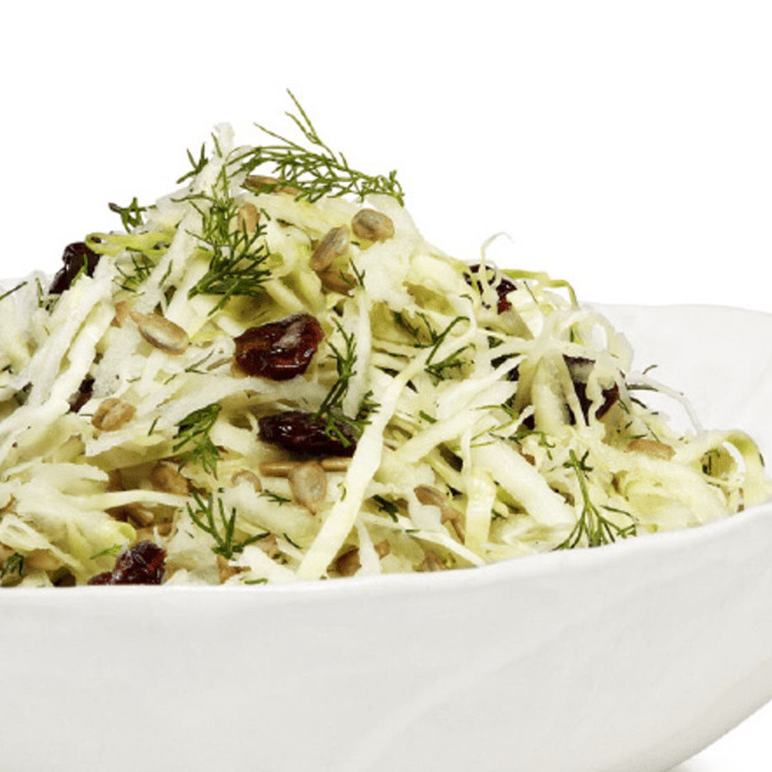 Kohlrabi and Cabbage Salad with Maple Lemon Dressing
