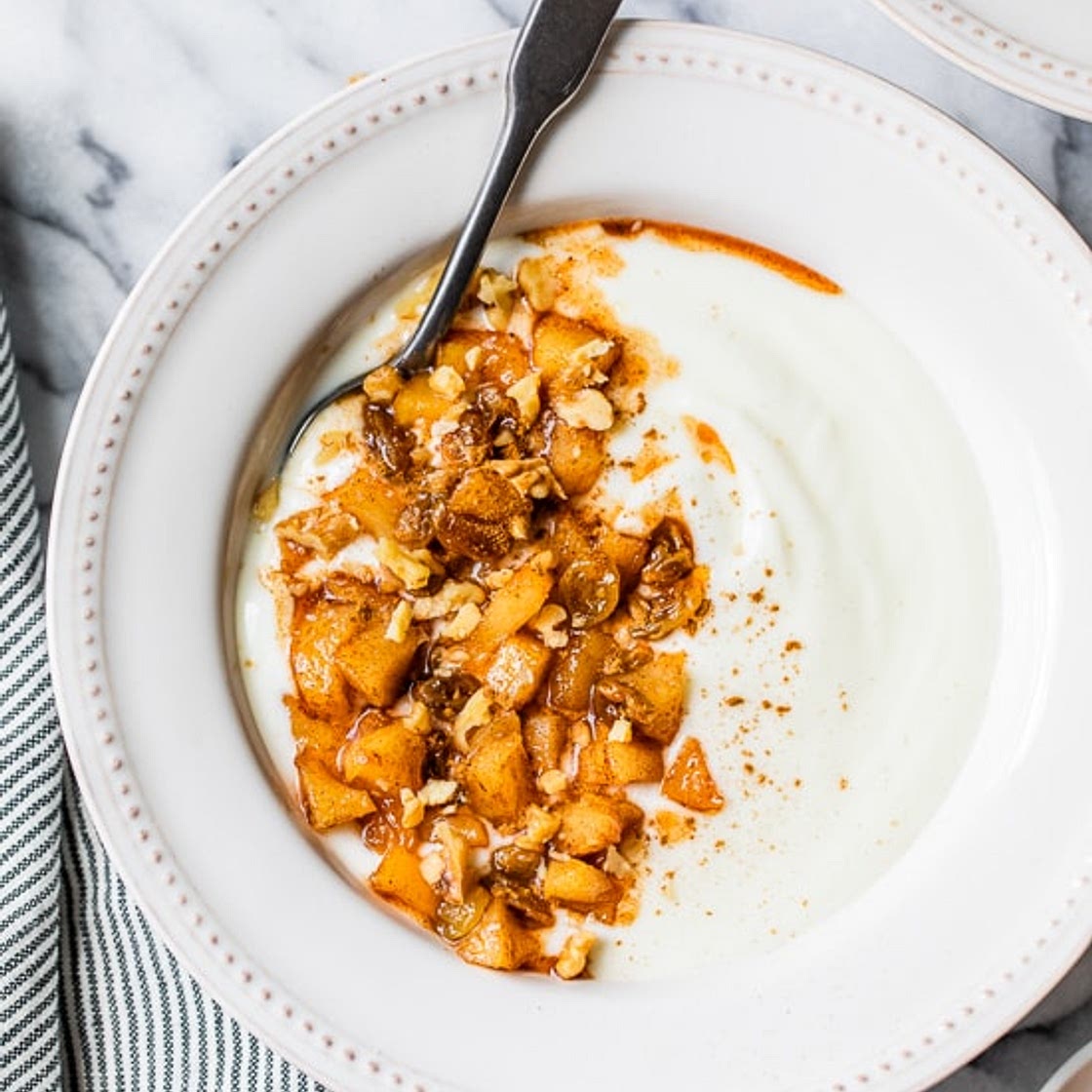 Cinnamon Apple Yogurt Bowls