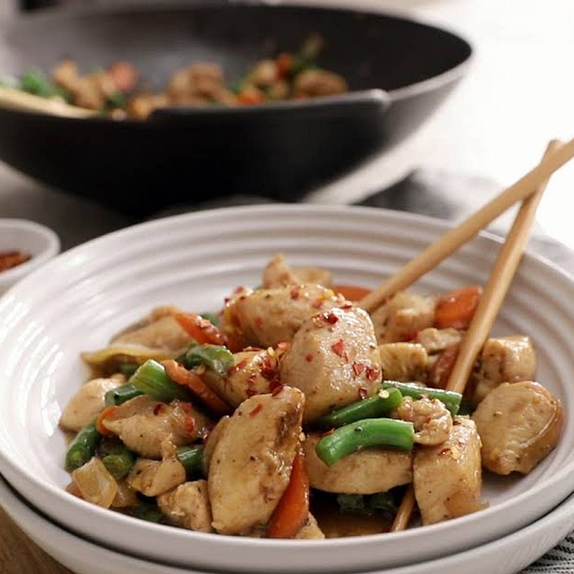 Quick Stir-Fried Ginger Chicken Recipe | Yummly