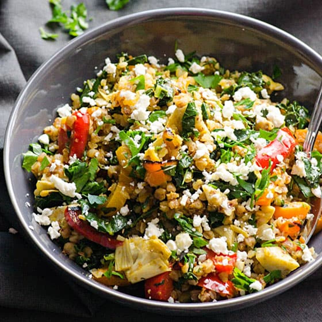 Healthy Buckwheat Stir Fry with Vegetables