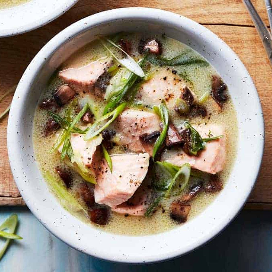Miso Soup With Salmon