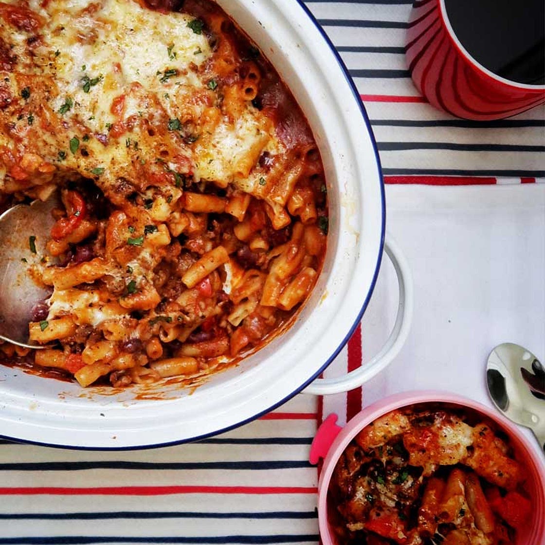 One-pot chilli mac’n’cheese