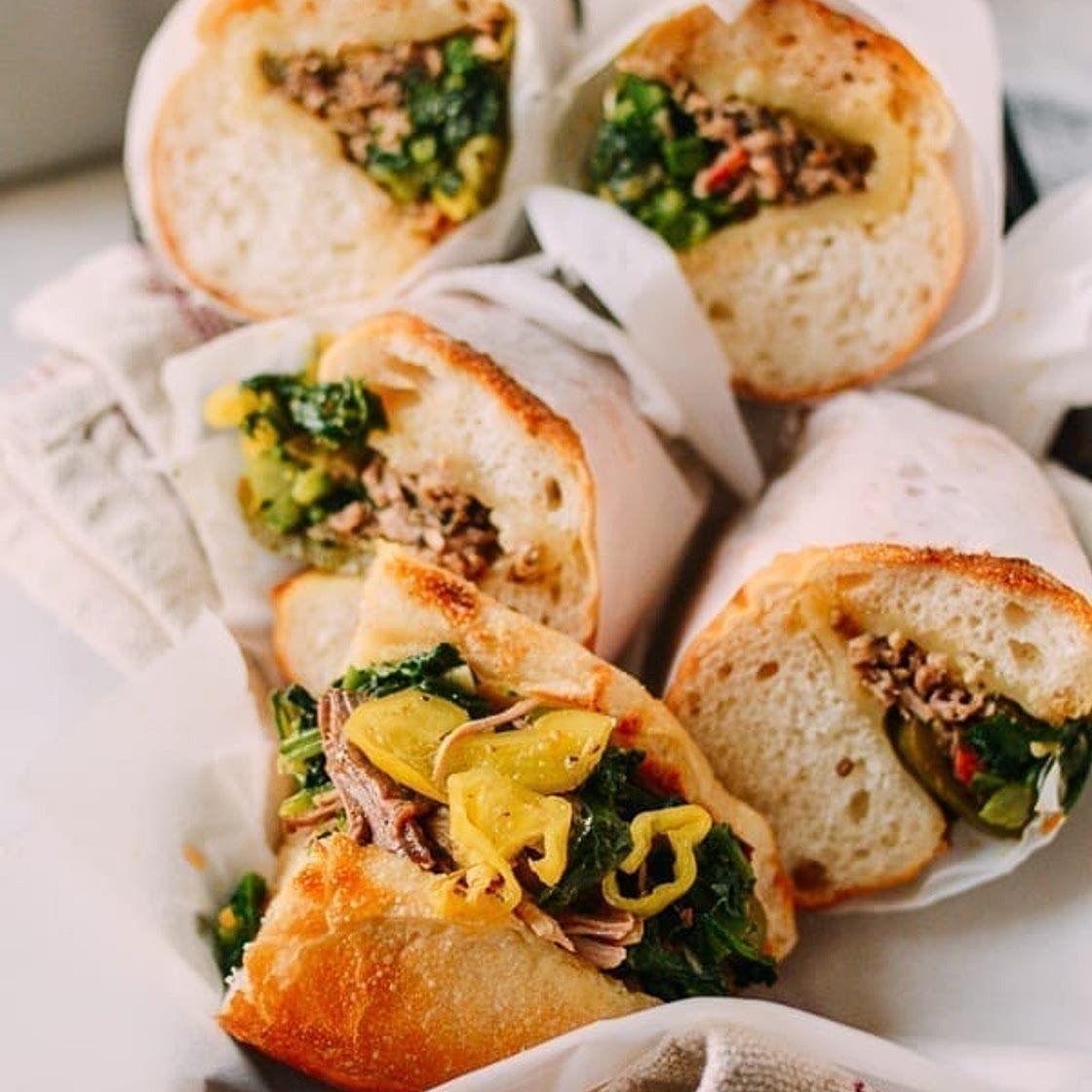 Italian Pork Sandwiches (DiNic's Copycat Philly Pork Sandwich)