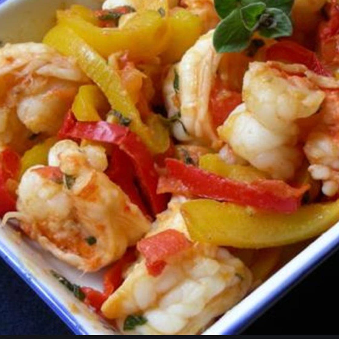 Classic Clean Cut Shrimp & Peppers
