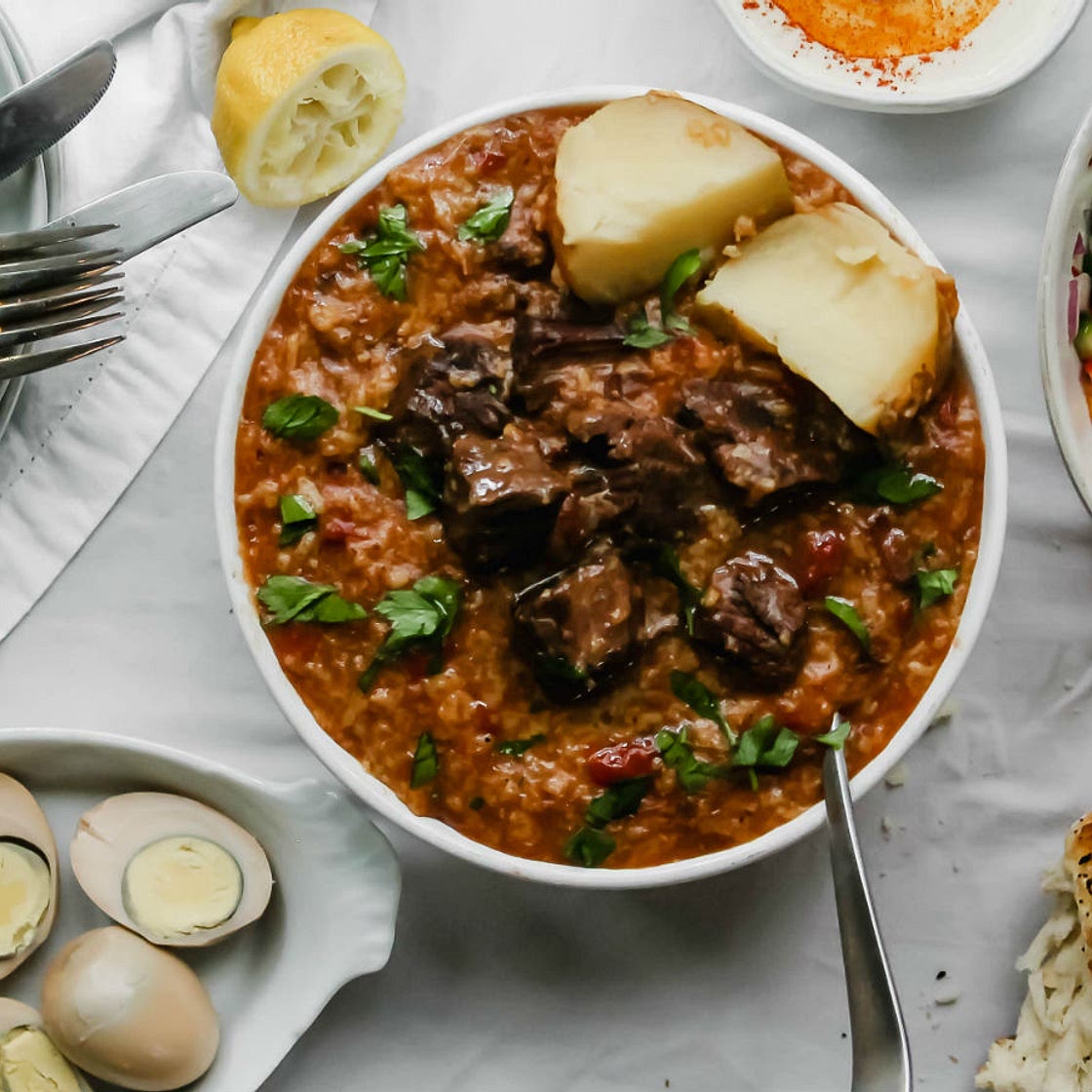 This Bukharian Jewish Meaty Rice Dish is the Crockpot Meal You Need | The Nosher