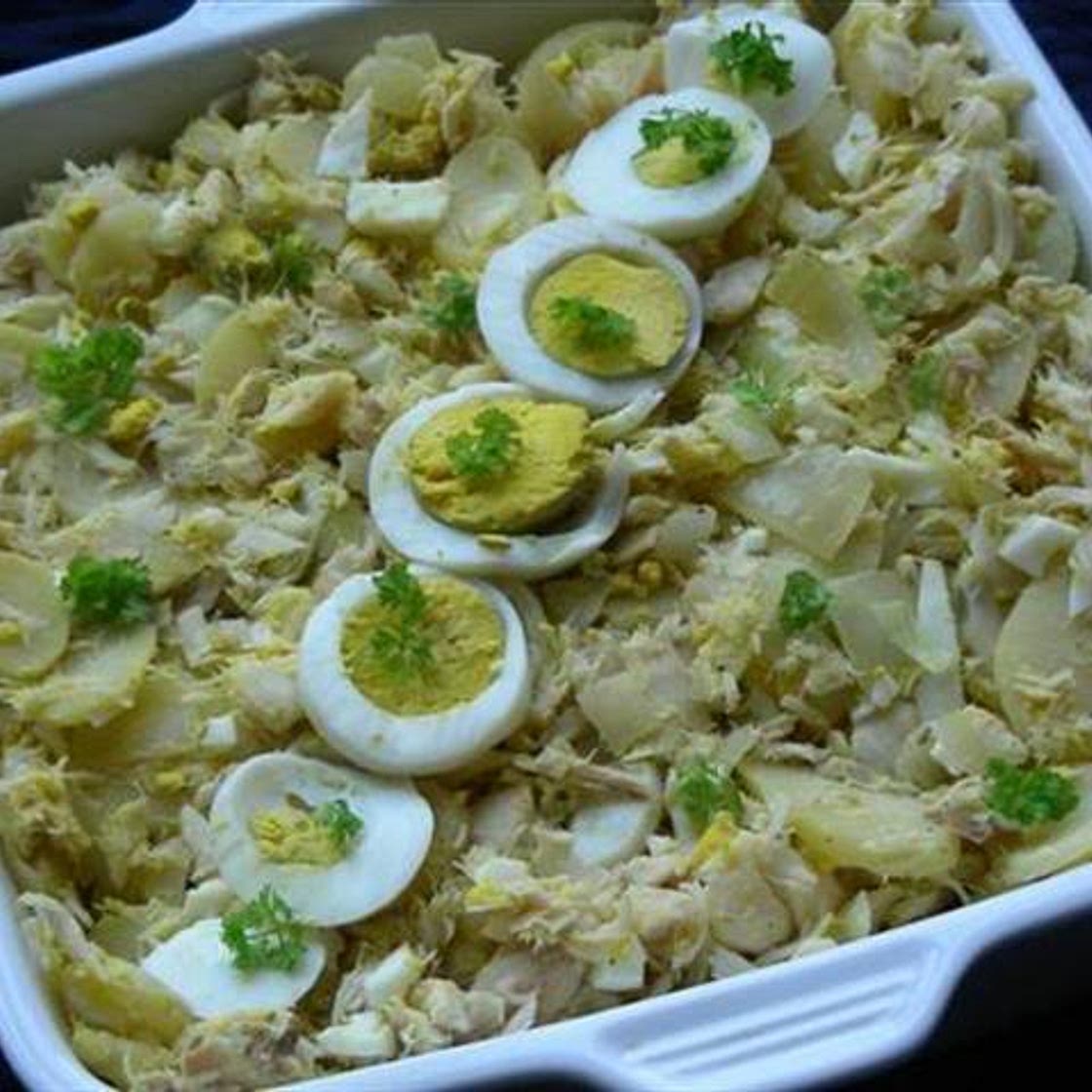 Bacalhau à Gomes De Sá (Salt Cod and Potato Cape Verde)