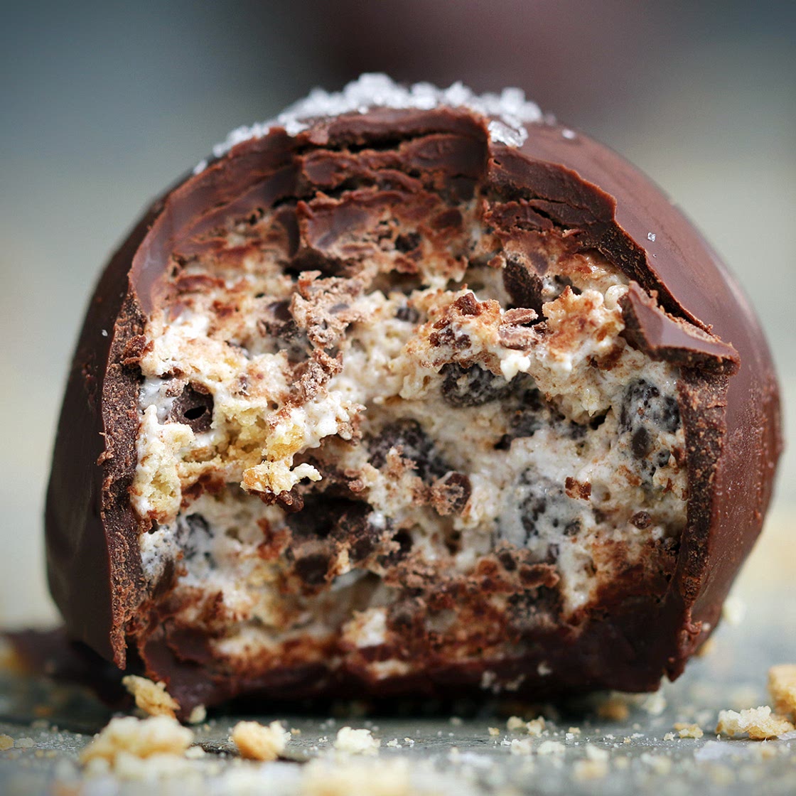 Salted S'mores Truffles Recipe by Tasty