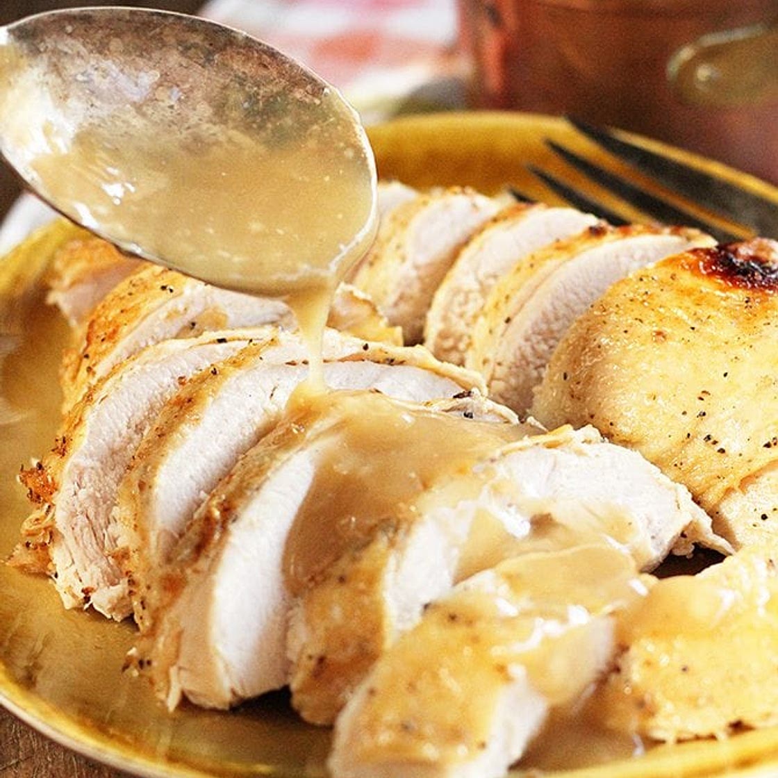 Butter-Basted Slow Cooker Turkey Breast