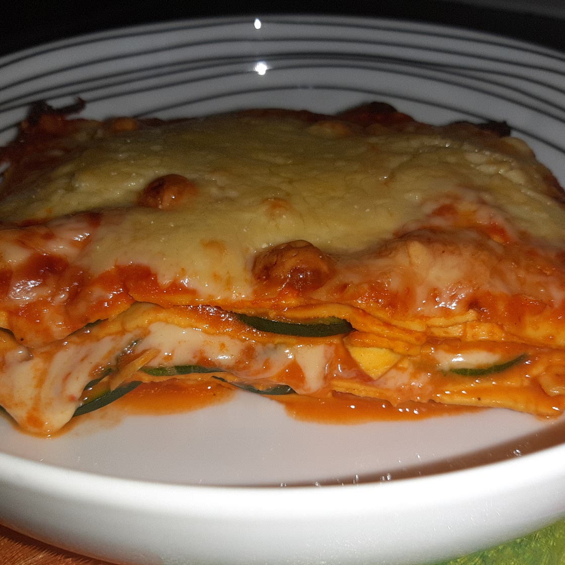 Courgette lasagna
