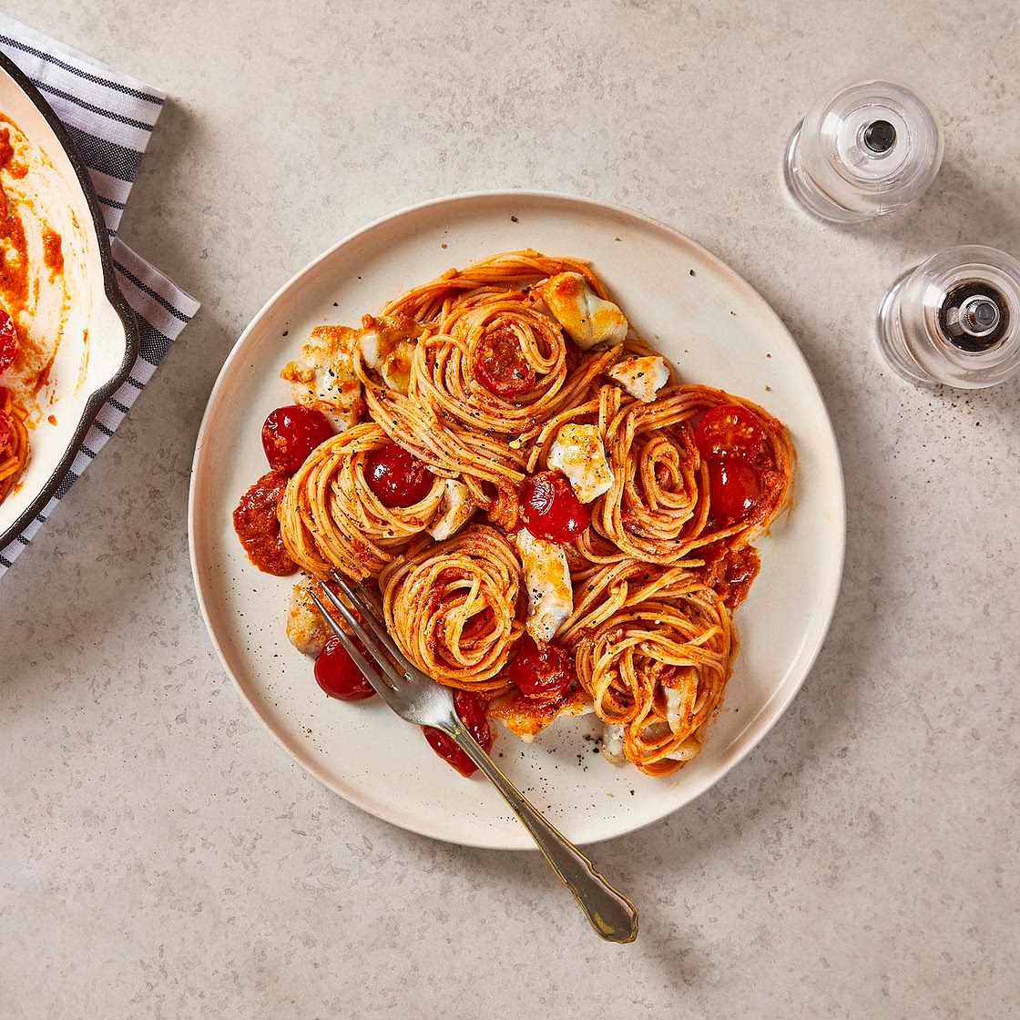 10-Min Creamy Haddock Spaghetti With Chilli