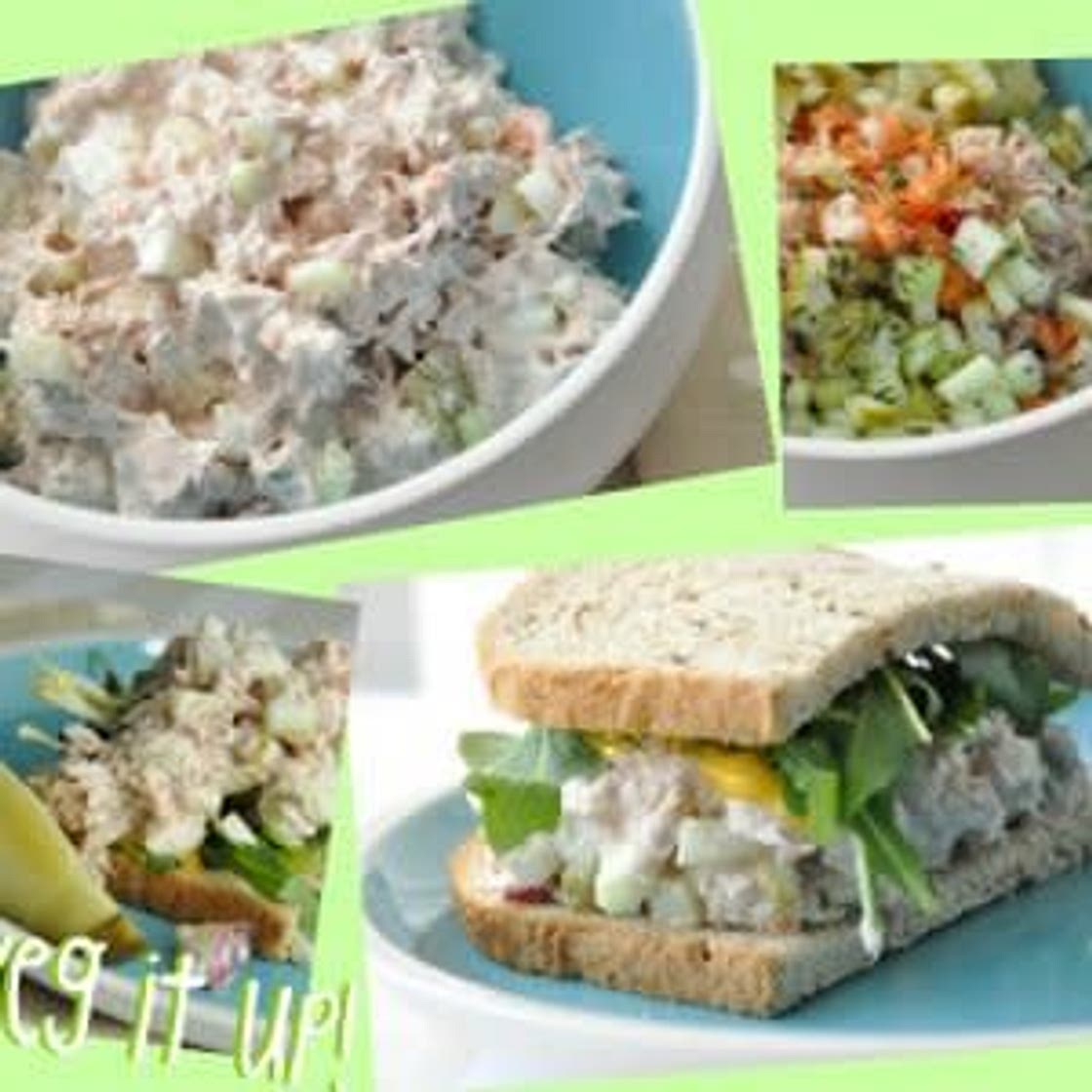 Mixed veggi tuna sandwich