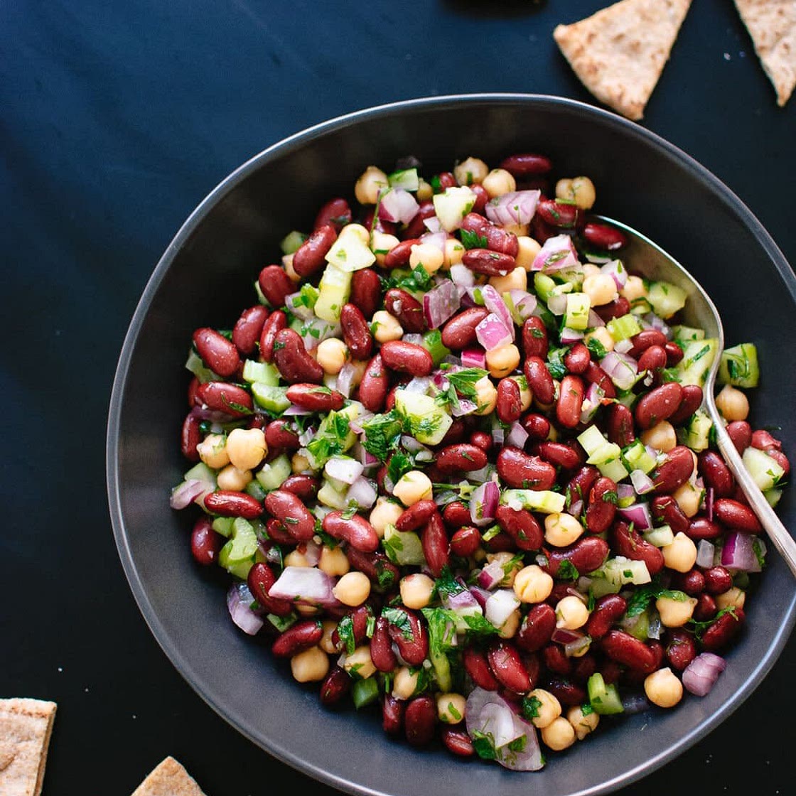 Red kidney beans salad