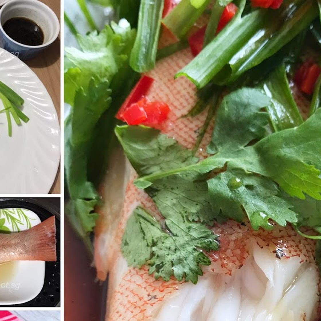Cantonese Style Steamed Fish 港式蒸鱼
