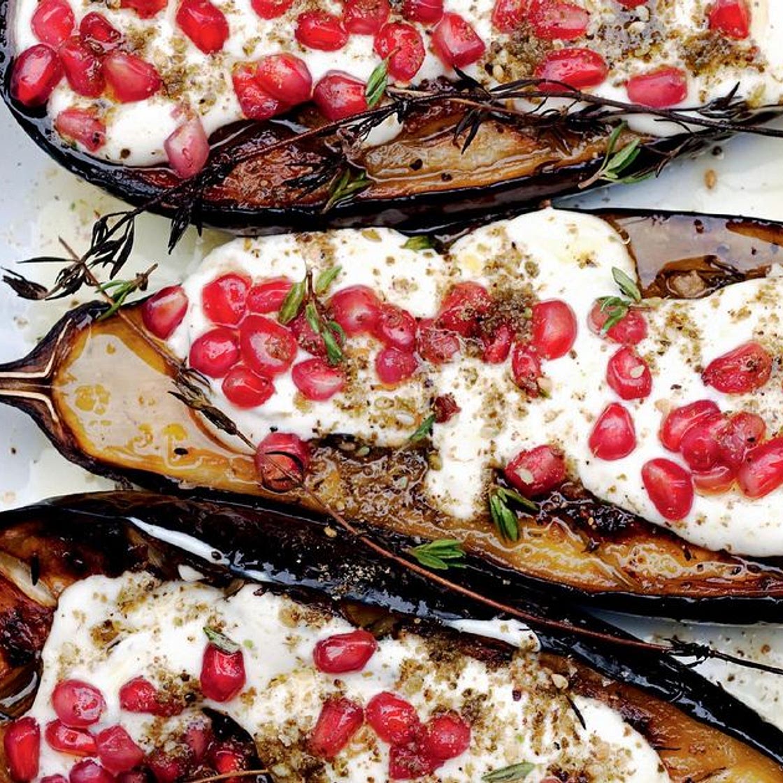 Aubergine with Buttermilk Sauce