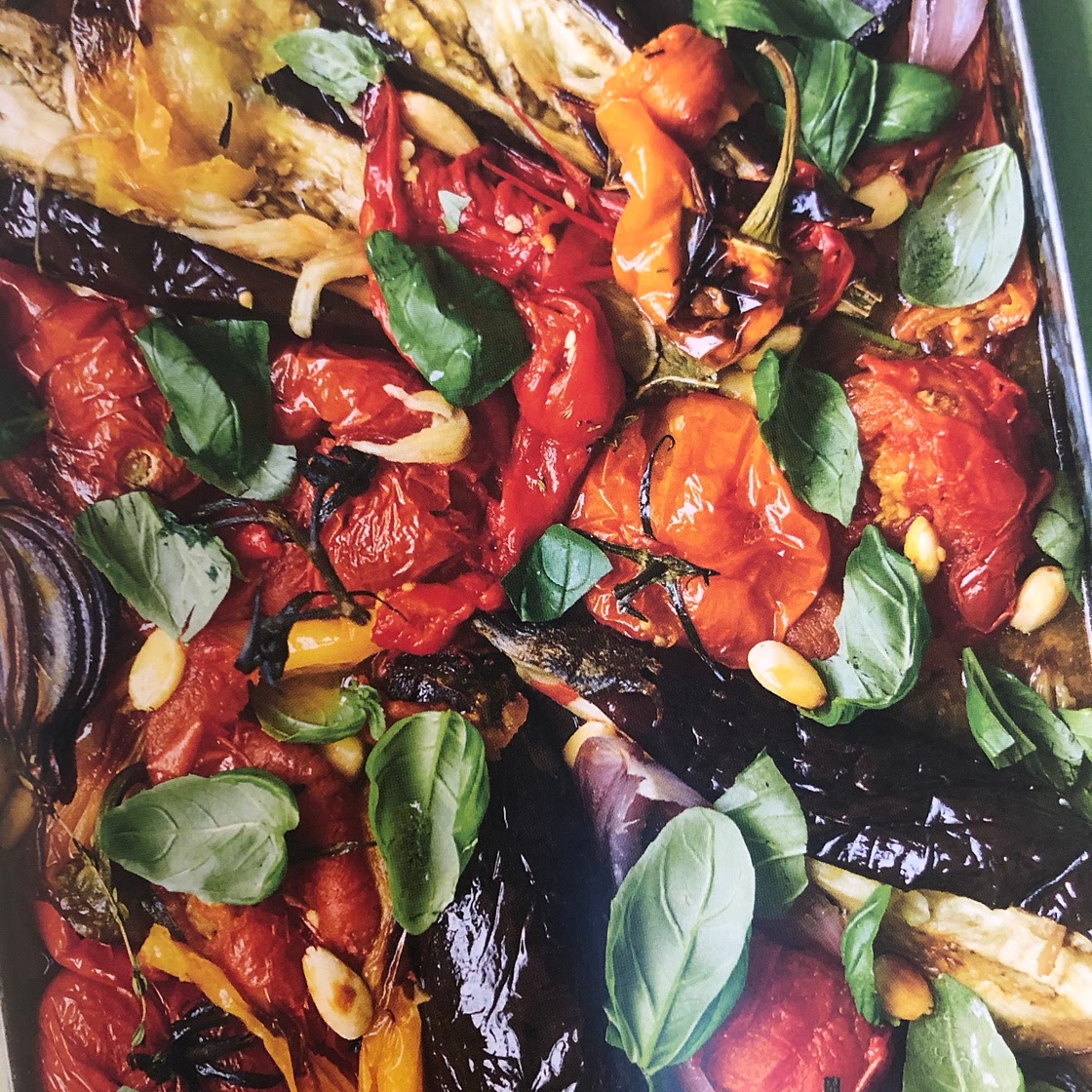 Escalivada: slow roasted peppers, aubergines and tomatoes