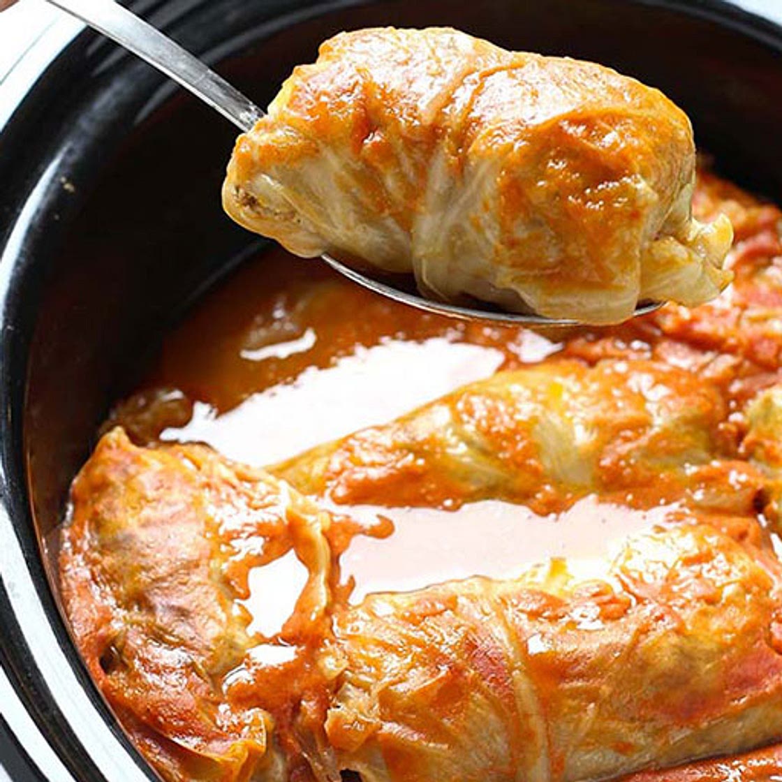 Slow Cooker Cabbage Rolls