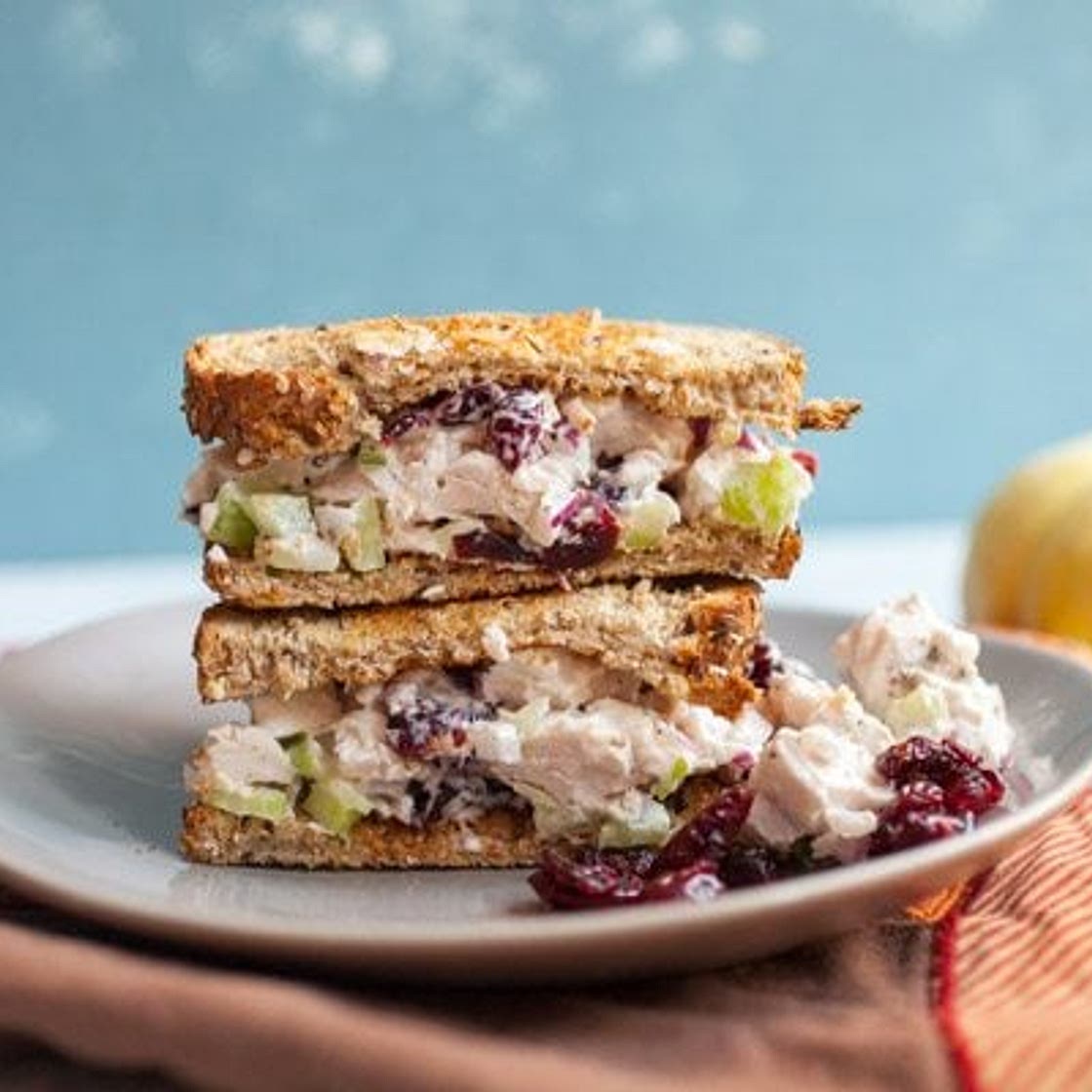 Leftover Turkey Salad Sandwiches